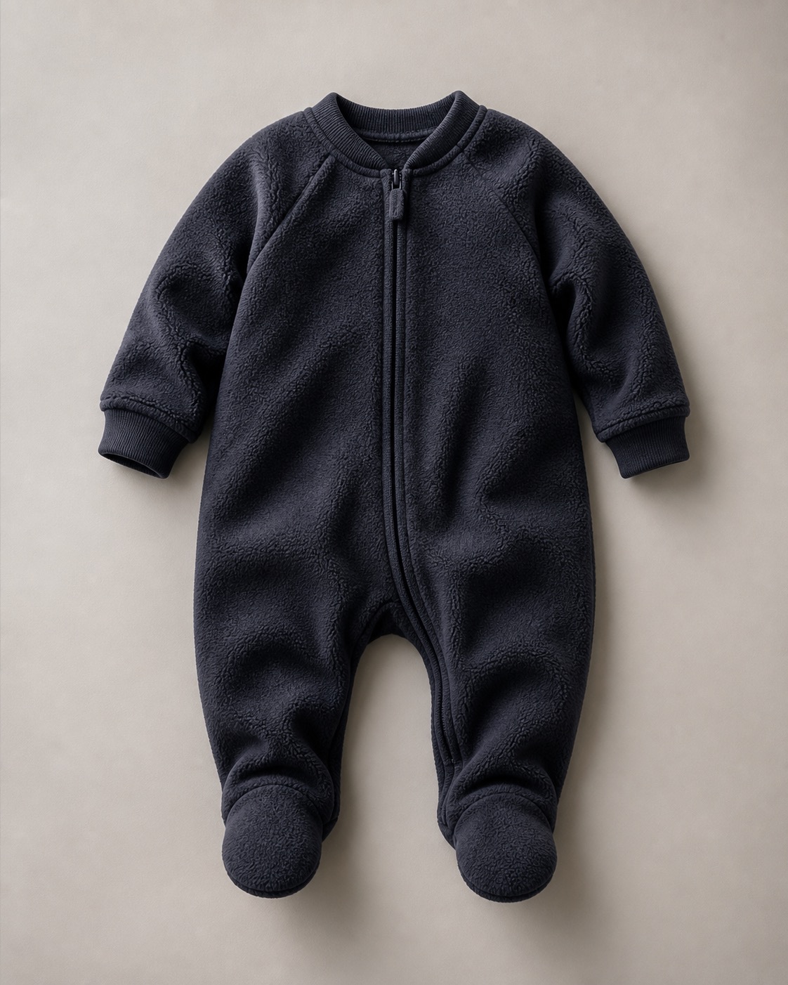 Cloud Fleece Sleepsuit in Ink — Baby