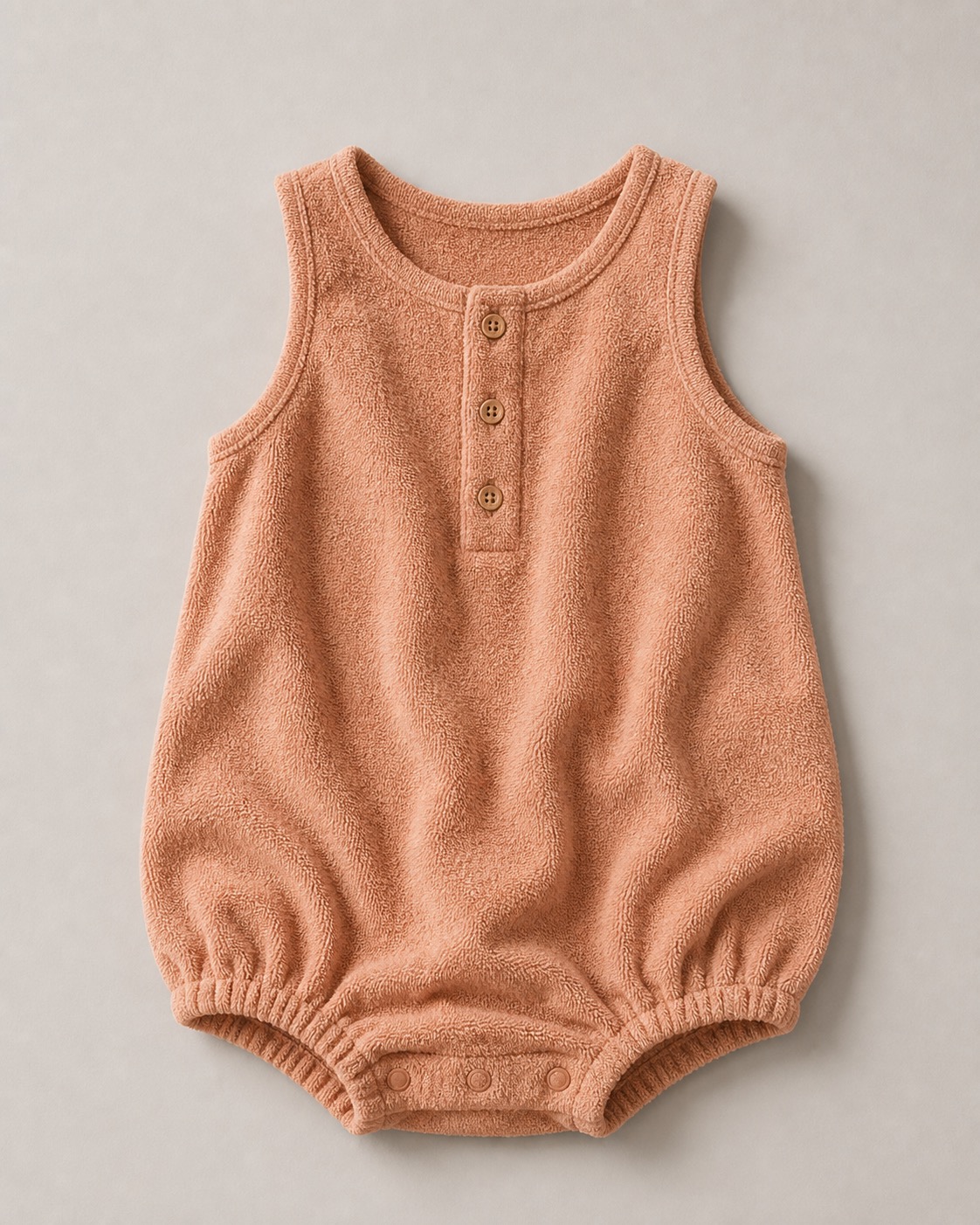 Terry Romper in Clay — Baby