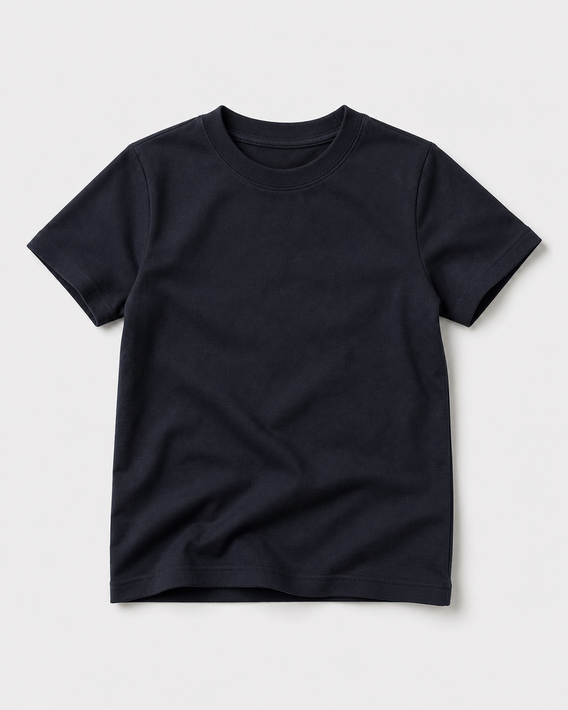 Everyday Crewneck Tee in Ink — Kids