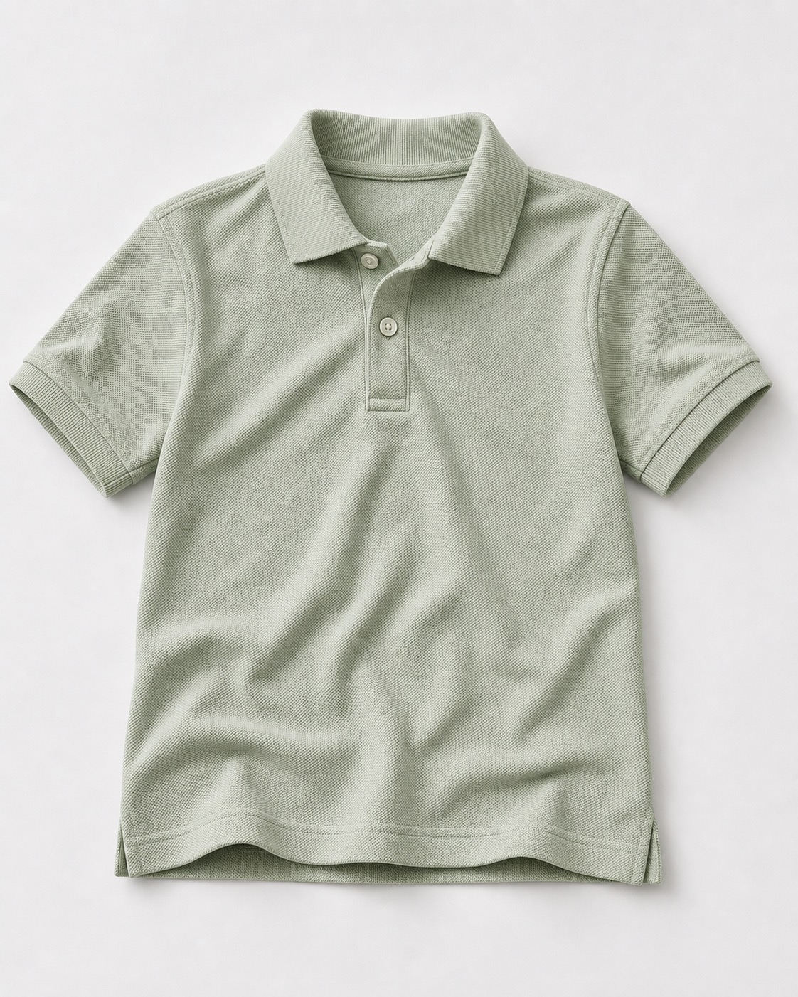 Weekend Polo in Sage Mist — Kids