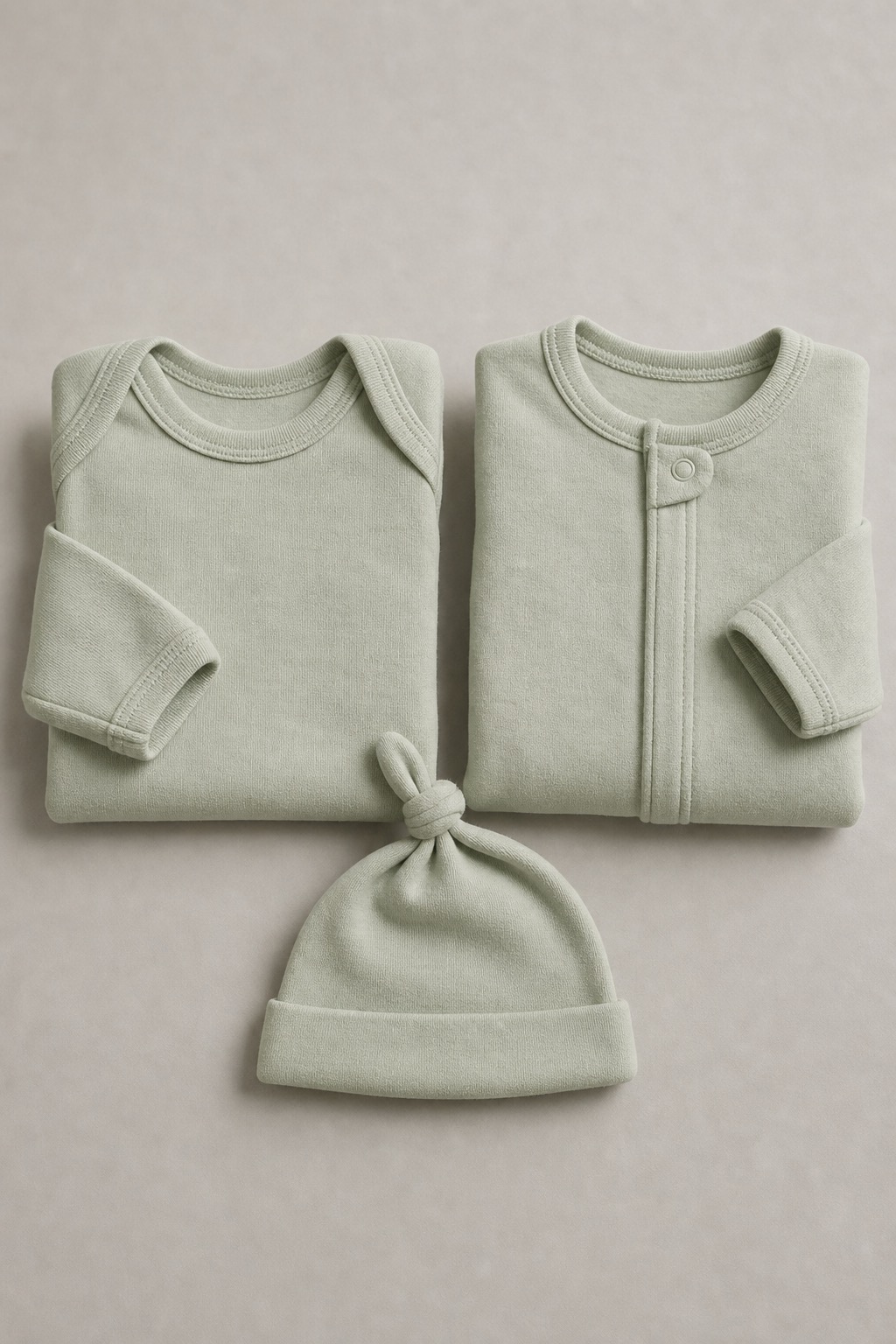 Layette Gift Set in Sage Mist — Newborn