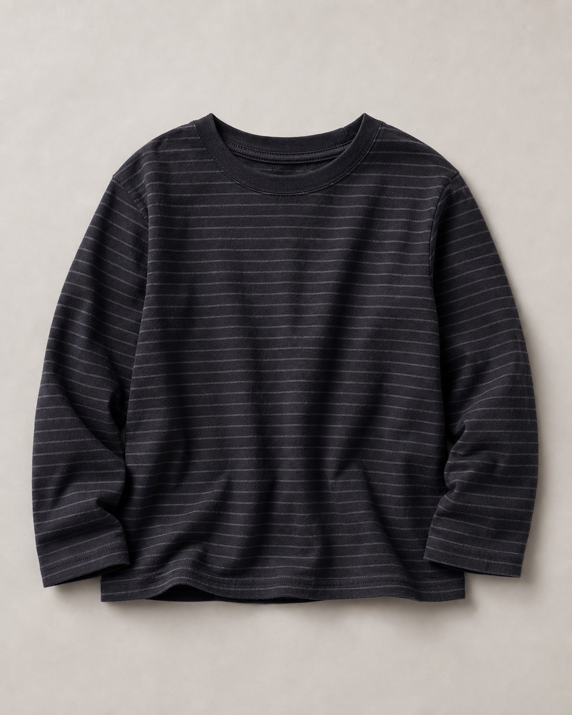 Stripe Long-Sleeve Tee in Ink — Toddler